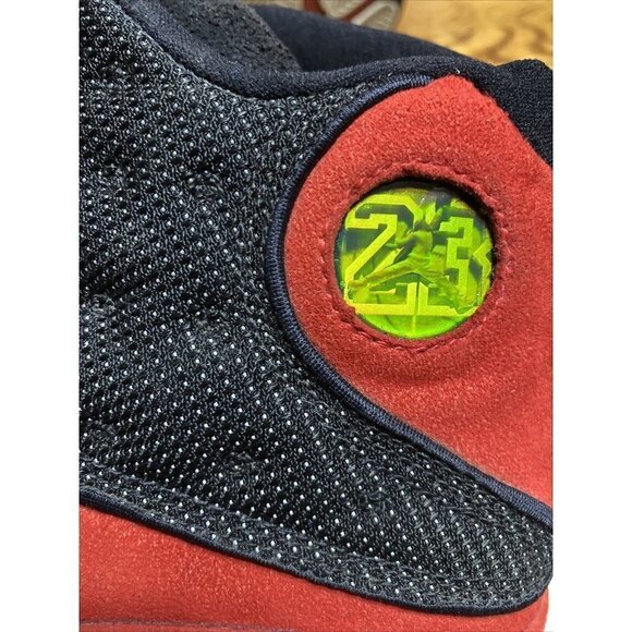 Rare Hard To Find 1997 OG Bred Air Jordan 13 Sz 10.5 Black/Red Vintage Pre-Owned - Picture 6 of 12